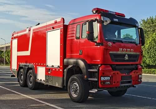 重汽豪沃6驅(qū)18噸泡沫消防車